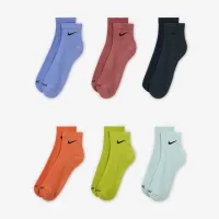 Nike Everyday Plus Cushioned тренировочные Ankle носки (6 пары) многоцветный