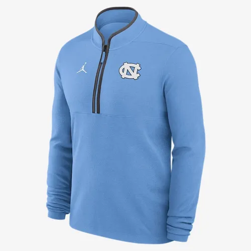 North Carolina Tar Heels Victory чоловічі Nike Dri-FIT College 1/2-Zip Long-Sleeve Top блакитний