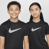 Nike Trophy23 Big детские Dri-FIT Short-Sleeve Top цвет черный