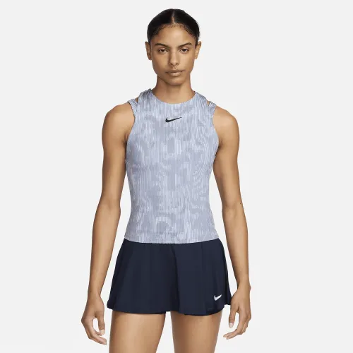 NikeCourt Slam женская Dri-FIT Tennis Tank Top синий
