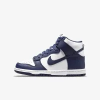 Nike Dunk High Big детские Кроссовки цвет белый