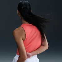 Nike One Classic жіноча Dri-FIT Cropped Tank Top Orange