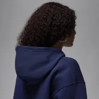 Nike Jordan Brooklyn Fleece женская Full-Zip Толстовка с капюшоном синий