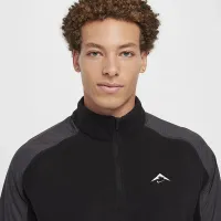Nike Trail Polartec® чоловічі 1/4-Zip Fleece Running Top колір чорний