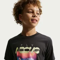 Nike Sportswear Big дитячі футболка колір чорний