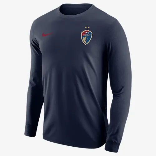 North Carolina Courage мужские Nike Soccer Long-Sleeve футболка синий