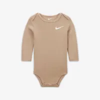 Nike Essentials Baby (0-9M) 3-Piece Bodysuit набор цвет коричневый