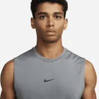 Nike Pro мужские Dri-FIT Slim Sleeveless Top цвет серый