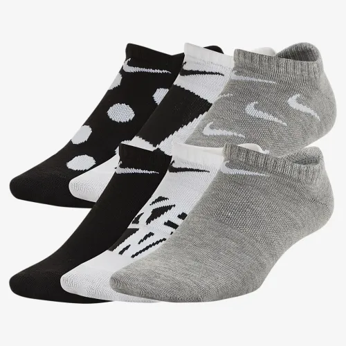 Nike Everyday Big Kids’ Lightweight Graphic No-Show носки (6 пары) многоцветный