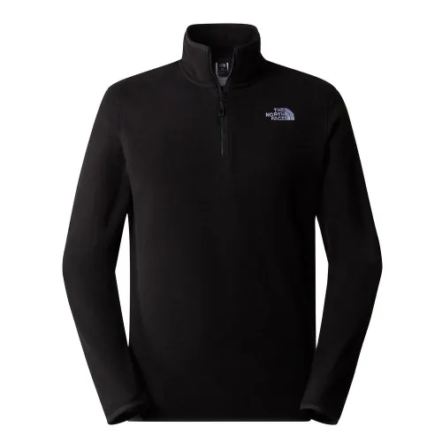 Кофта/футболка The North Face 100 Glacier 1/4 Zip Fleece 0A855W4H01 -  Черная