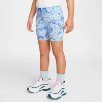 Nike Flow-Ral Little детские Printed Bike шорты синий