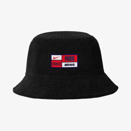 Paris Saint-Germain Nike Soccer Corduroy Bucket Cap цвет черный