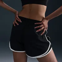 Nike Tempo жіноча Dri-FIT Mid-Rise Brief-Lined Running шорти колір чорний