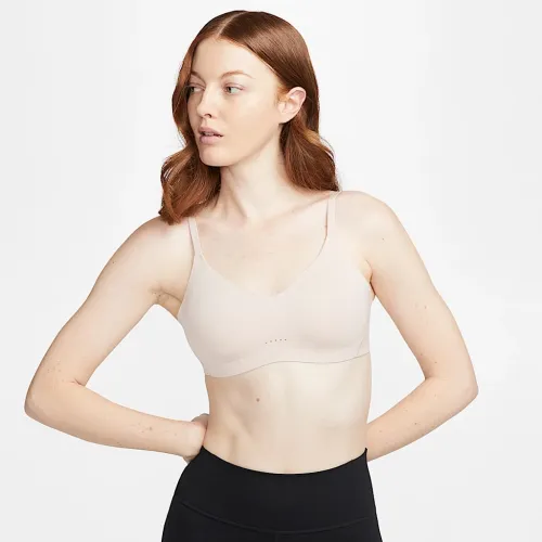 Nike Alate Minimalist жіноча Light-Support Padded Sports Bra колір коричневий