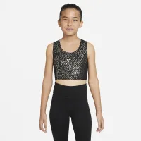 Nike Dri-FIT One Big детские (Girls') Crop Tank цвет черный