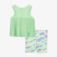 Nike Dri-FIT Prep in Your Step Baby (12-24M) шорты набор цвет фиолетовый