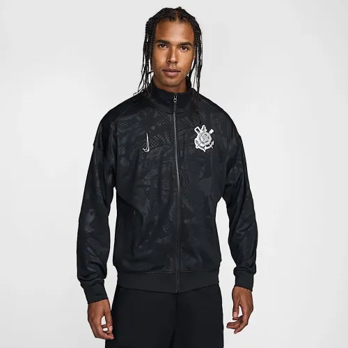 S.C. Corinthians Academy Pro Third чоловічі Nike Dri-FIT Soccer Anthem Куртка колір чорний