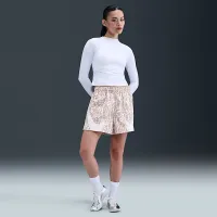 Nike Sportswear жіноча Woven Printed шорти колір сірий