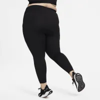 Nike Universa женская Medium-Support С высокой Талией 7/8 лосины с карманами(большие размеры) цвет черный