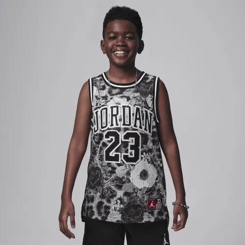 Nike Jordan23 Big детские Printed Jersey цвет черный