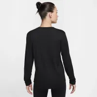 Nike Swift Element жіноча Dri-FIT Crew-Neck Running Top колір чорний