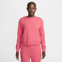 Nike Dri-FIT One женская Crew-Neck French Terry свитшот Pink