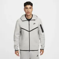 Nike Tech мужские Full-Zip Windrunner Толстовка с капюшоном цвет серый