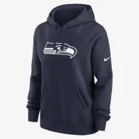 Seattle Seahawks Club жіноча Nike NFL Pullover Толстовка з капюшоном блакитний