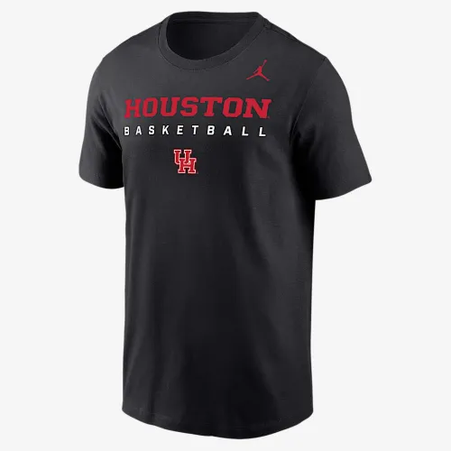 Nike NCAA Houston Cougars мужские баскетбольные Short-Sleeve Dri-FIT футболка цвет черный
