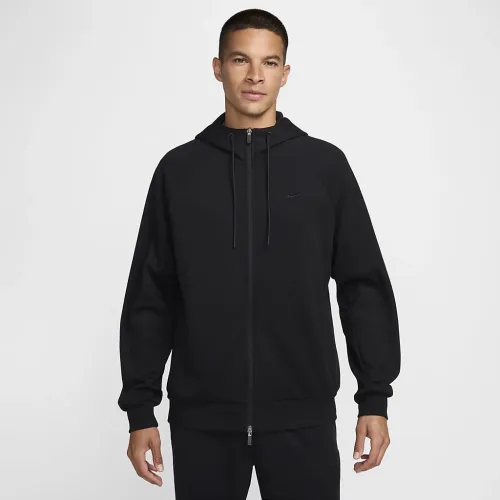 Nike Primary Fleece чоловічі Dri-FIT UV Full-Zip Performance Толстовка з капюшоном колір чорний