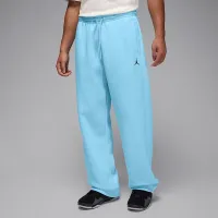 Nike Jordan Brooklyn Fleece мужские оверсайз Open-Hem Pants синий