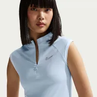 Nike Sportswear жіноча Tight Sleeveless 1/4-Zip Top блакитний