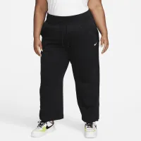 Nike Sportswear Phoenix Fleece женская С высокой Талией Wide-Leg Sweatpants (большие размеры) цвет черный