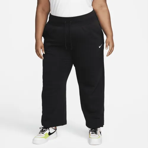 Nike Sportswear Phoenix Fleece женская С высокой Талией Wide-Leg Sweatpants (большие размеры) цвет черный