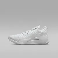 Nike Zion 3 Big детские баскетбольные Кроссовки цвет белый
