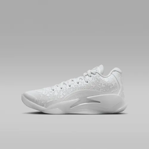 Nike Zion 3 Big дитячі баскетбольні Кросівки колір білий