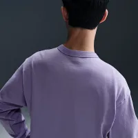 Nike Sportswear Premium Essentials мужские Long-Sleeve футболка цвет фиолетовый