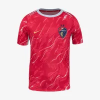 North Carolina Courage 2025 мужские Nike NWSL Short-Sleeve Pre-Match Top синий