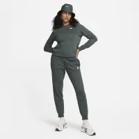Nike Sportswear Club Fleece жіноча Crew-Neck світшот колір зелений