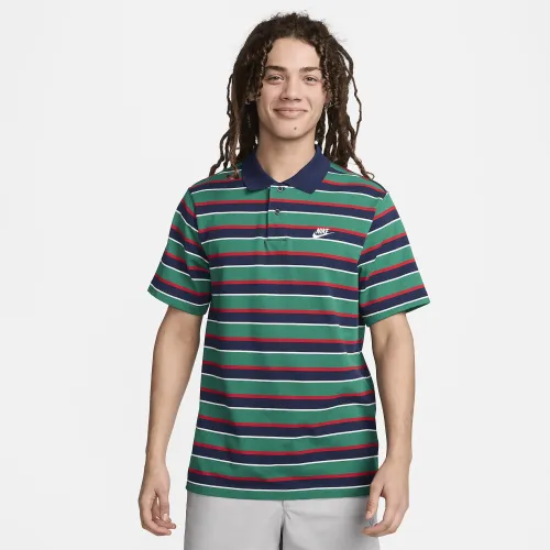 Nike Club чоловічі Striped Polo блакитний