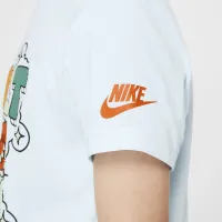 Nike Little дитячі Bubble 'Just Do It' футболка блакитний