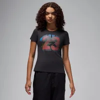 Nike Jordan Essential женская Slim футболка цвет черный
