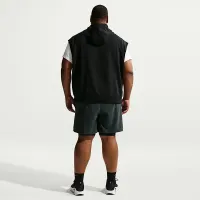 Nike мужские N.A.C. Dri-FIT Fleece Sleeveless тренировочные Толстовка с капюшоном цвет черный