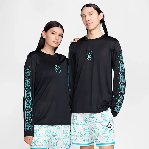 Nike N7 чоловічі Dri-FIT Long-Sleeve футболка колір чорний