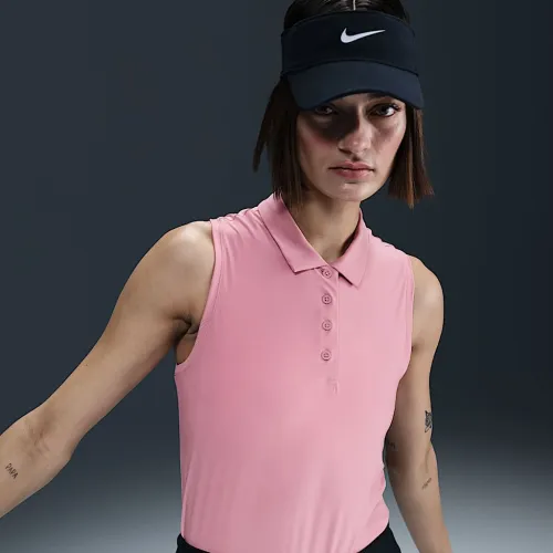 Nike Victory женская Dri-FIT Sleeveless Polo Pink