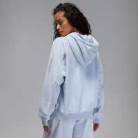 Nike Jordan Flight Fleece жіноча Full-Zip Толстовка з капюшоном колір сірий