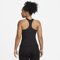 Nike Swoosh жіноча Medium-Support Padded Sports Bra Tank колір чорний