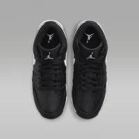 Nike Jordan 1 Low Little/Big дитячі Cleats колір чорний