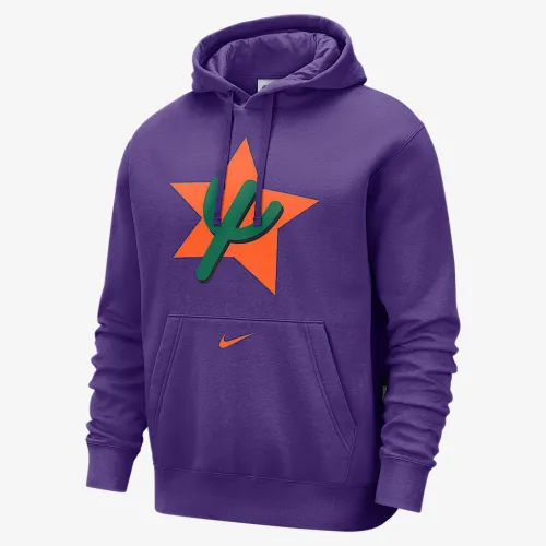 Phoenix Suns Club City Edition чоловічі Nike NBA Fleece Pullover Толстовка з капюшоном колір фіолетовий