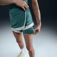 NikeCourt Slam женская Dri-FIT Tennis Skort цвет зеленый